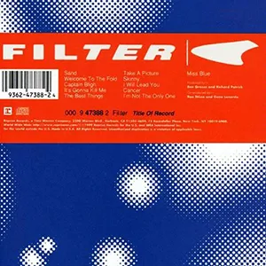 Filter — Title of Record album art