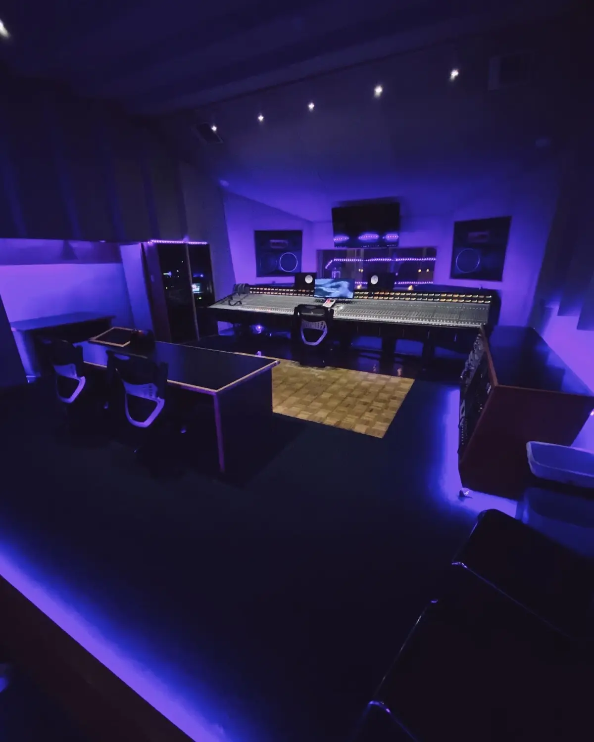 Studio D control room, right-side view