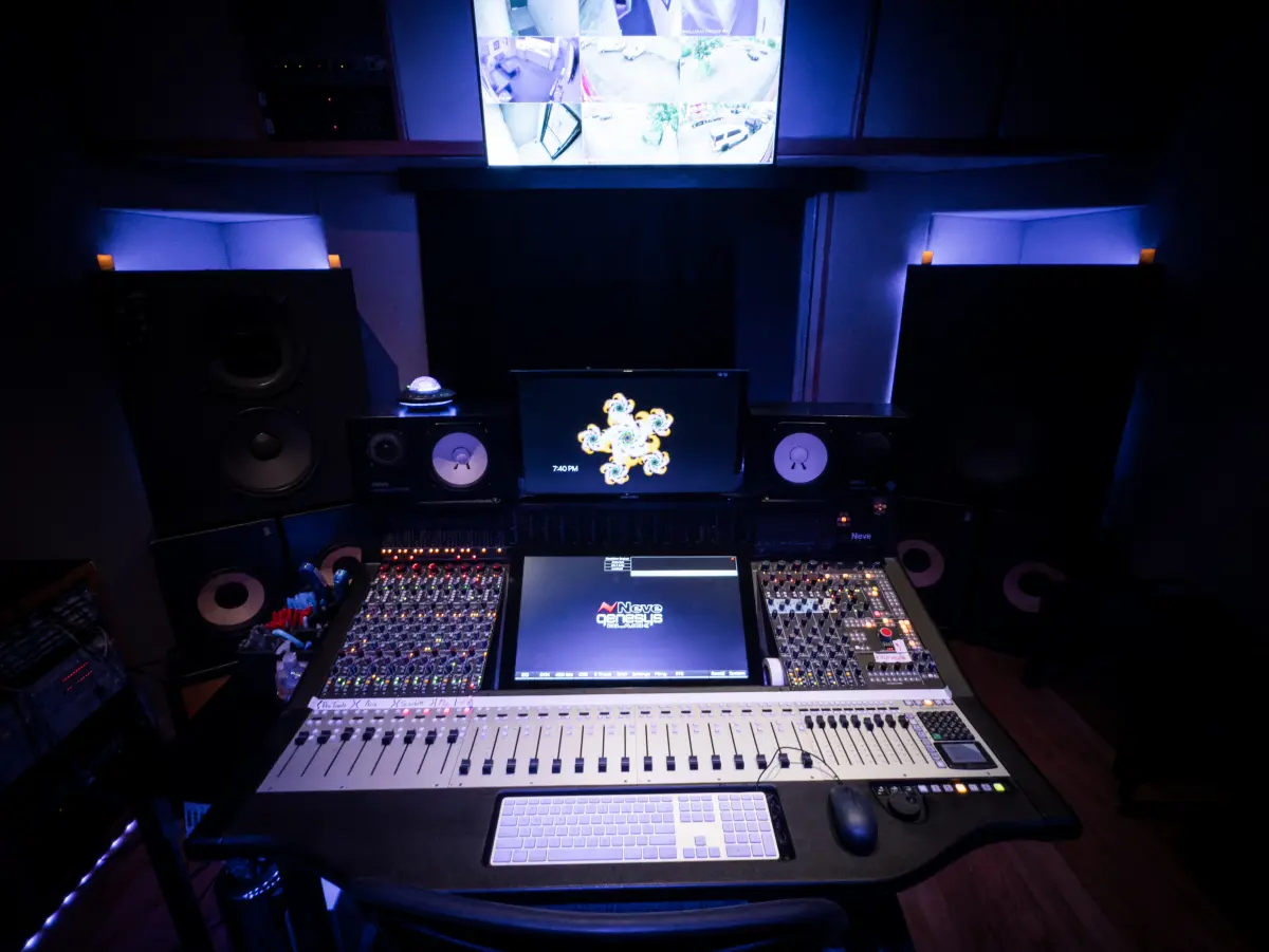 Studio E with Neve Genesys Black console