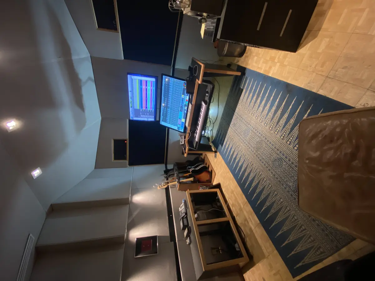 Studio F recording booth, alternate angle